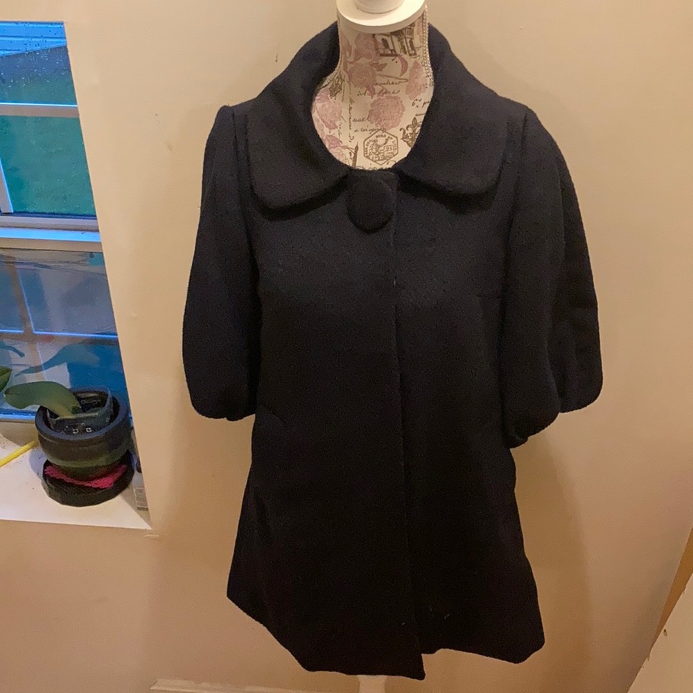 Forever 21 navy women small coat nwt